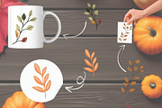 Minimalist Autumn:Patterns & Clipart, a Pattern Graphic by Elatedowl (Thumbnail 10 of 13)