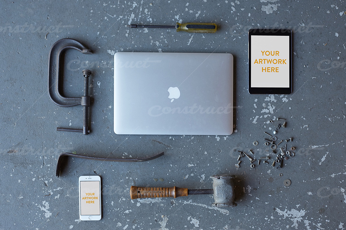 Workshop Collection Vol. 2 Mockups, an iPhone Mockup by Construct Supply Co. (Photo 5 of 5)