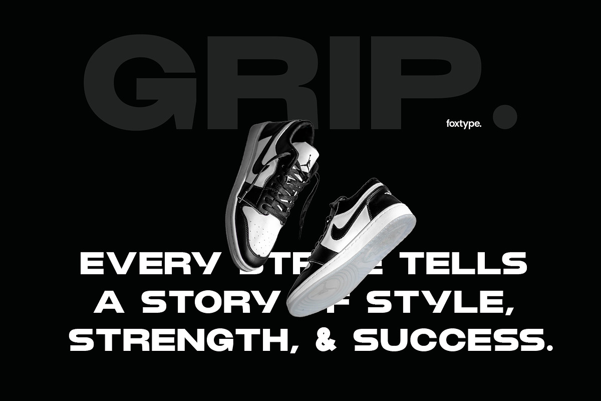 Gripe Typeface, a Sans Serif Font by Foxtype (Photo 3 of 5)