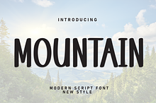 Mountain | Script Font
