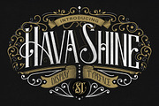 HavaShine Typeface with Extras, a Serif Font by StoricType (Thumbnail 1 of 9)