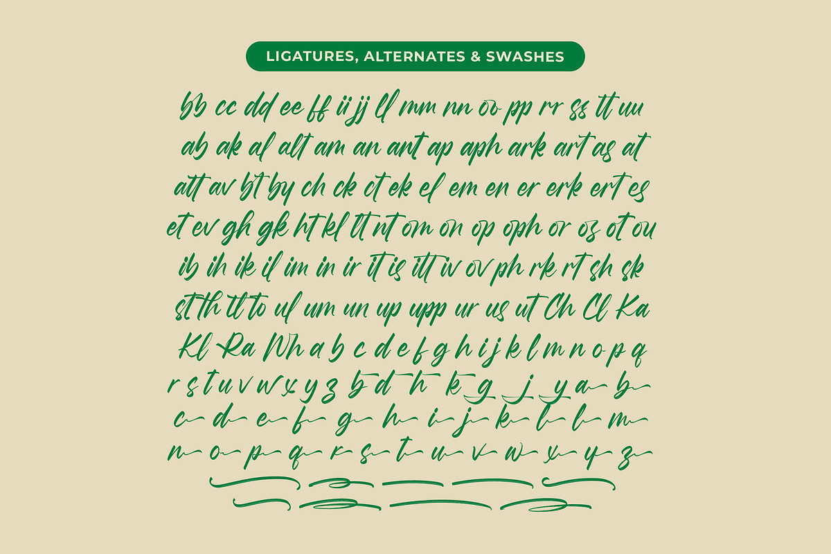 Hamilton Brittany Bold Brush Font, a Script Font by Letterena Studios Script (Photo 18 of 20)