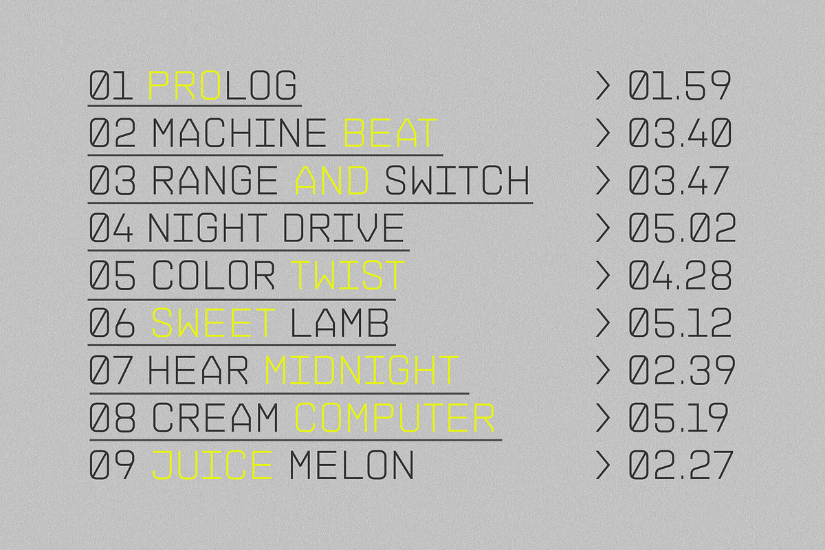 NEUMONOPOLAR, a Sans Serif Font by OWL KING (Photo 7 of 12)