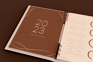 Calendar Mockup, a Product Mockup by Mego-studio