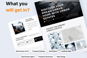 Real Estate Landing Page UI Kit