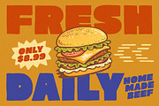 Dust Forge Chunky Sans Display Font, a Sans Serif Font by Letterhend Studio (Thumbnail 9 of 9)