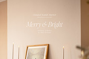 MERRY & BRIGHT Christmas Mockups, a Household Mockup by The Bambi Collective (Thumbnail 5 of 17)