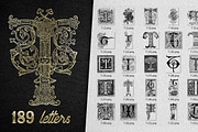 28 IN 1 VINTAGE LETTERS COLLECTION, a Symbol Font by Graphic Spirit (Thumbnail 22 of 31)