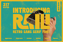 Raili - Retro Sans Serif Font