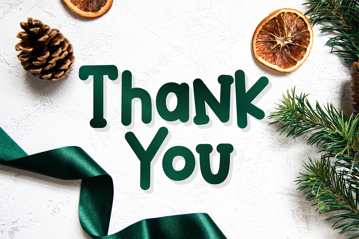 Holiday Cheer Font, a Sans Serif Font by Mabhal Studio (Photo 10 of 10)