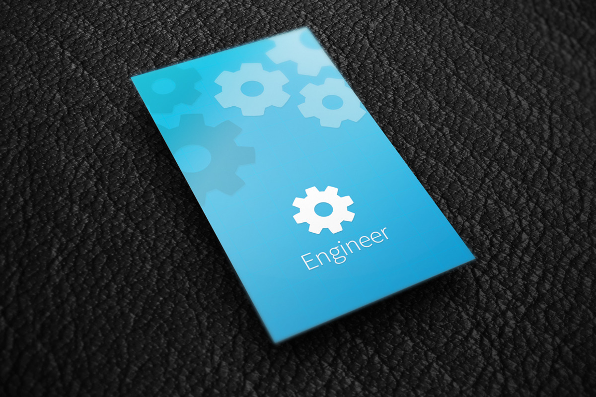 3 Realistic Business Card Mockups #3, a Print Template by Rafael Oliveira (Photo 3 of 4)