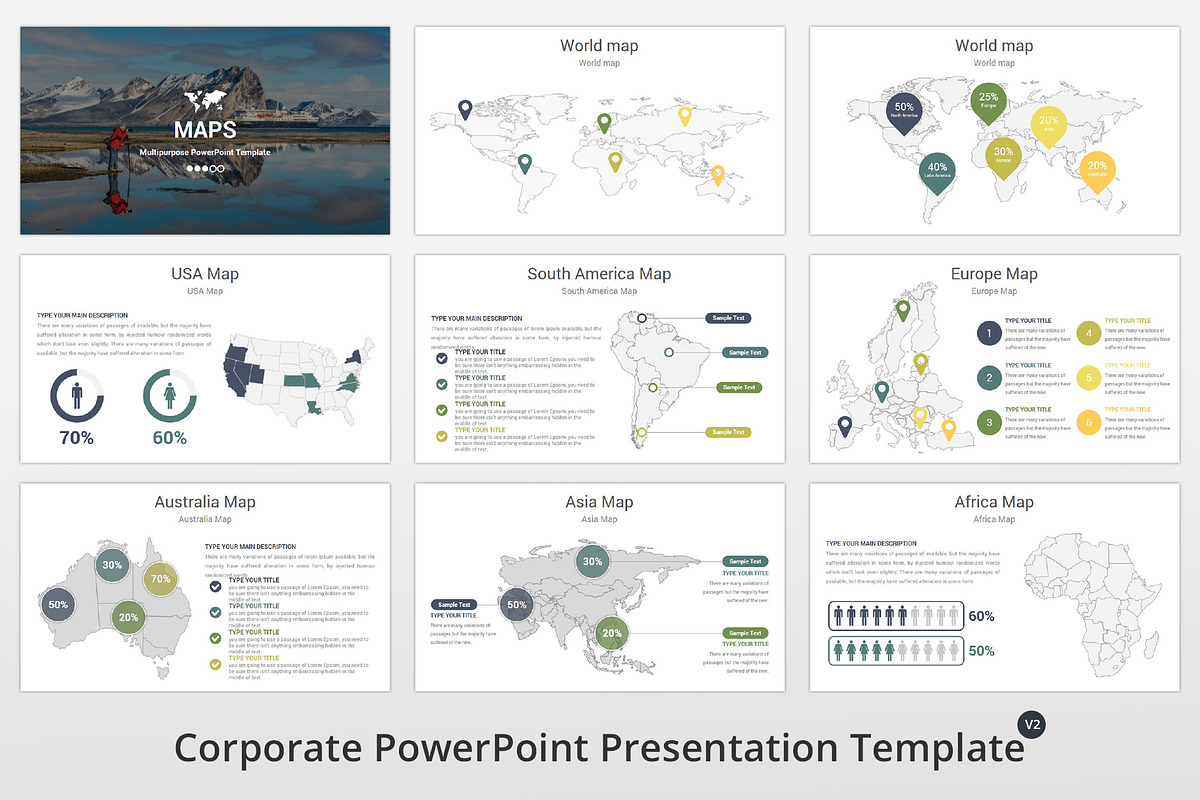 Corporate PowerPoint Template, a Presentation Template by GraphicStan (Photo 25 of 31)