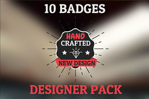 New Design pack. 10 HQ badges