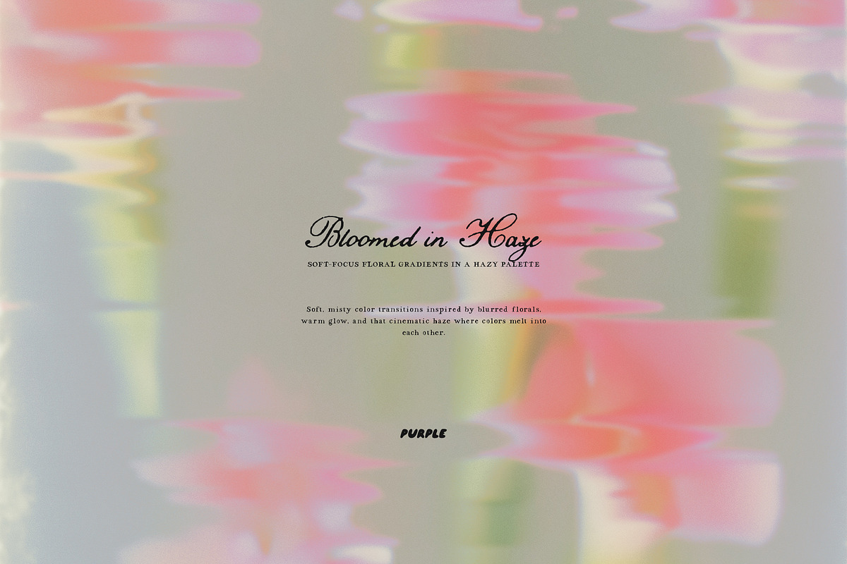 Bloomed in Haze: Floral Backgrounds, a Background Graphic by Purple (Photo 13 of 14)