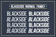 Blackside a vintage Font, a Font by Vilogsign (Thumbnail 2 of 9)