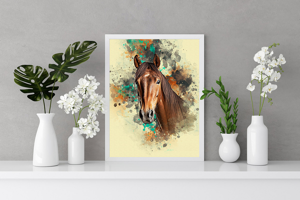 Watercolor Manipulation Horse Effect, an Action Add-On by MRI STUDIO (Photo 4 of 14)