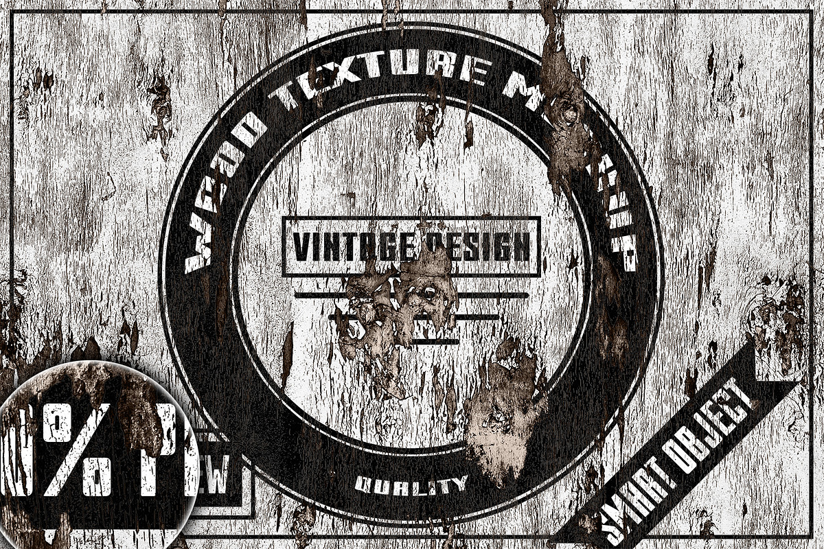 Vintage wood texture mockup, a Texture Graphic by RM_design (Photo 1 of 2)