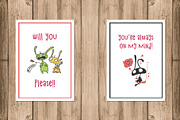 6 Valentine's Day Cards, a Card Template by Cyrah's Collection (Thumbnail 3 of 3)