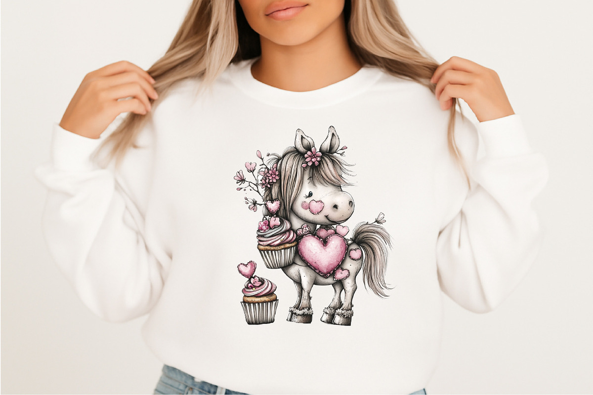Whimsical Mother's Day Horse Clipart, an Illustration by SVGArt (Photo 4 of 9)