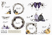 Watercolor Halloween clipart -30%, an Illustration by Ksenia Shmakova (Thumbnail 6 of 10)