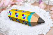 Pencil favor - 3d papercraft, a Print Template by PAPER amaze (Thumbnail 4 of 5)