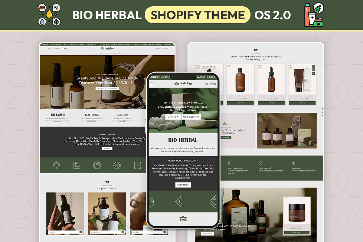 Cosmetic | Shopify Theme, a Shopify Template by LogicGo Shopify Experts (Photo 1 of 7)