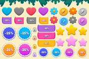 Tropical GUI Pack, an Object Graphic by KartInnka (Thumbnail 5 of 15)