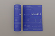 Blue Minimal Invoice, a Stationery Template by Neermana (Thumbnail 3 of 4)
