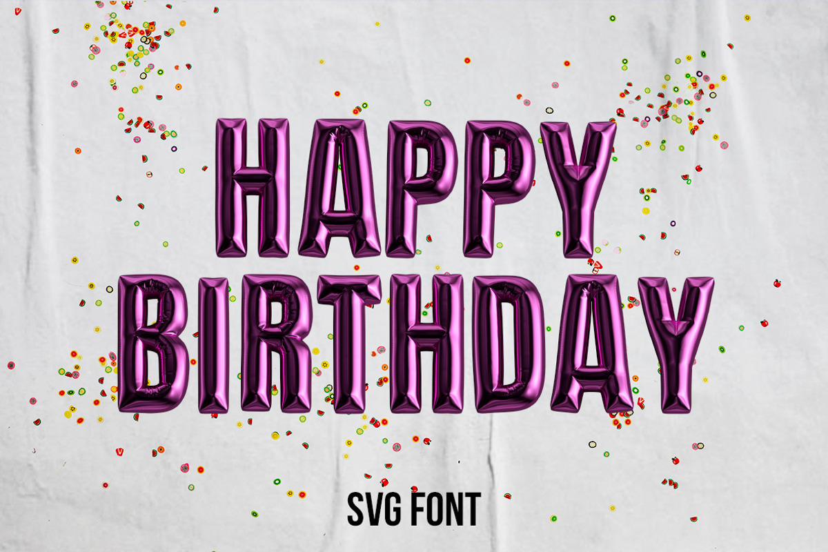 Happy Birthday Font, a Font by Handmadefont (Photo 1 of 7)