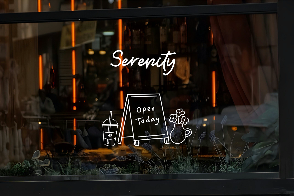 Cafe Doodle Illustration, a Food Illustration by HunEyy (Photo 6 of 7)
