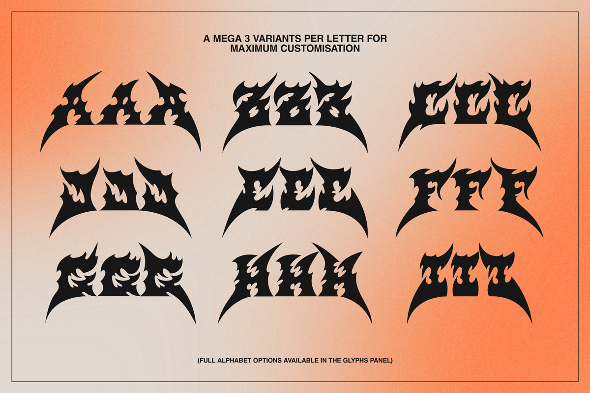 Brazen Font, a Blackletter Font by Tom Gordon Design (Photo 3 of 6)