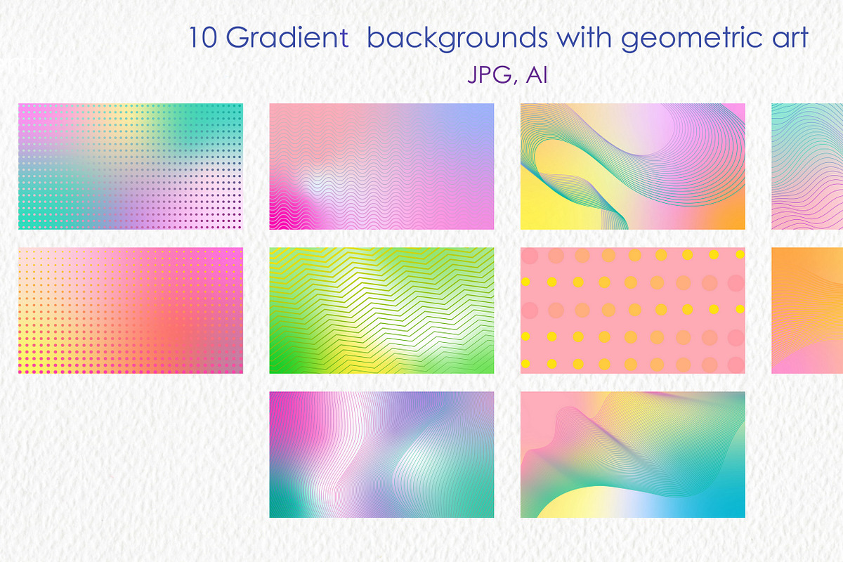 Grainy Gradient Backgrounds & Shapes, an Object Graphic by ArtIrisArt (Photo 3 of 15)