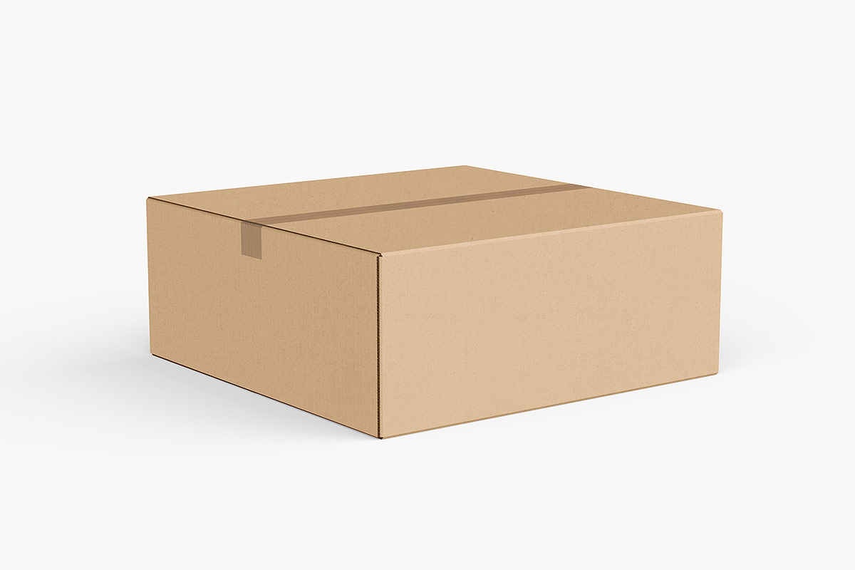 Cartoon Box Mockup, a Packaging Mockup by Ram Studio LLC (Photo 17 of 23)