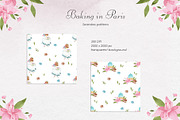 Baking in Paris Watercolor Clipart, a Food Illustration by natalisart (Thumbnail 14 of 16)