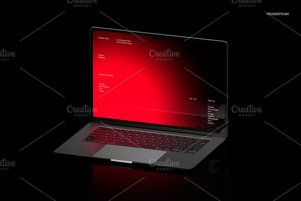 MacBook Air Mockup Set, a Mac Mockup by Renderteam (Photo 3 of 10)