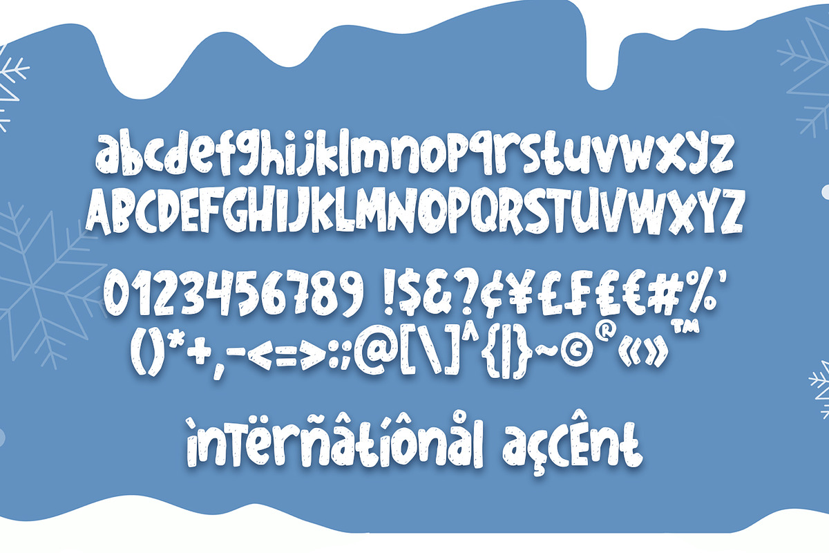 Sketchy in Snow, a Handwritten Font by Abo Daniel Studio (Photo 9 of 10)