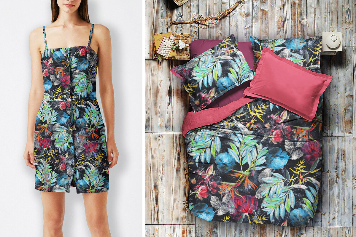 Floral Pattern Design, a Wallpaper Graphic by Gullenda (Photo 4 of 6)