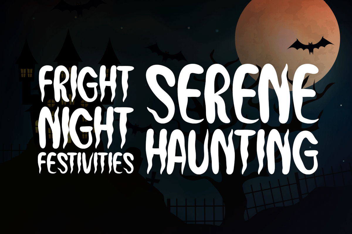 Haunting Typeface, a Handwritten Font by Seemly Fonts (Photo 5 of 6)