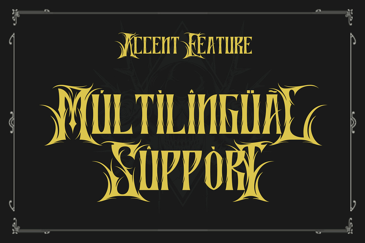 Zorvex – Heavy Metal Logo Font, a Blackletter Font by Letterara (Photo 13 of 15)