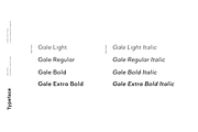 Gale - Feminine Geometric Sans Serif, a Sans Serif Font by Cassandra Cappello (Thumbnail 2 of 7)