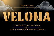 Velona, a Sans Serif Font by Reza Studio (Thumbnail 1 of 9)