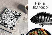 BUNDLE - Fish & Meat Vectors, a Food Illustration by Yevheniia (Thumbnail 8 of 9)