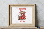 Funny Anti Valentine Raccoon Single, an Illustration by Creative Art (Thumbnail 3 of 6)