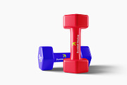 Dumbbell Mockups, a Product Mockup by artimasa (Thumbnail 5 of 6)