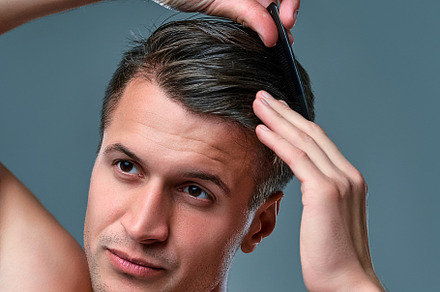 Man on gray background, a Person Photo by ORION Production