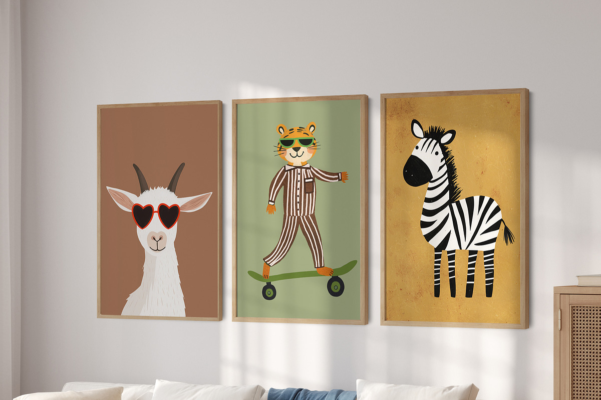 Nursery Print Bundle, a Background Graphic by Artemsky (Photo 7 of 24)