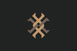 knitted letter X logo., a Branding & Logo Template by Rasagama Studio