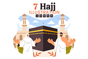 7 Hajj or Umrah Mabroor Illustration, a Person Illustration by denayunebgt (Thumbnail 1 of 4)