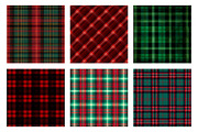 Christmas Plaid Digital Paper Pack, a Pattern Graphic by Gloria Designed It (Thumbnail 3 of 4)