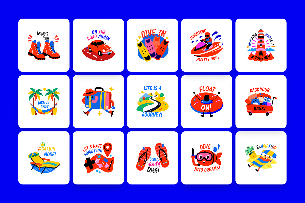 Animated World Travel Stickers, an Emoji Icon by Vectors Market (Photo 3 of 5)